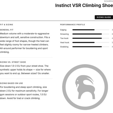 Scarpa - Instinct VSR Climbing Shoe