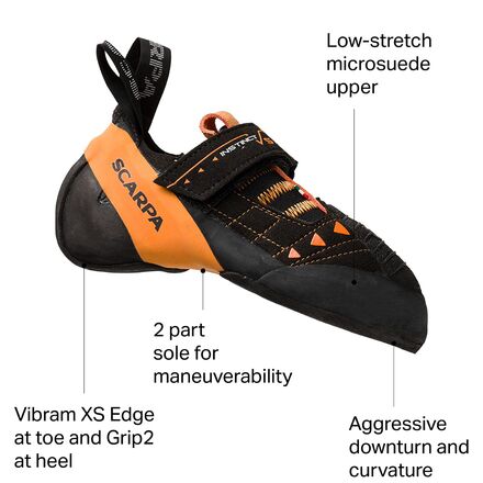 Scarpa - Instinct VS Climbing Shoe - Vibram XS Edge