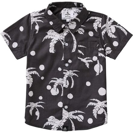 Palm Tree Polka Dots Button Up Shirt - Boys'