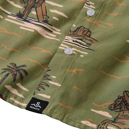 Seaesta Surf - Surfing Cowboy Button Up Shirt - Boys'