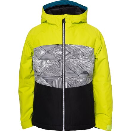 686 - Athena Insulated Jacket - Girls' - Lime Punch Colorblock