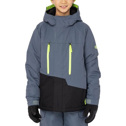 686 - Geo Insulated Jacket - Boys' - Orion Blue Colorblock