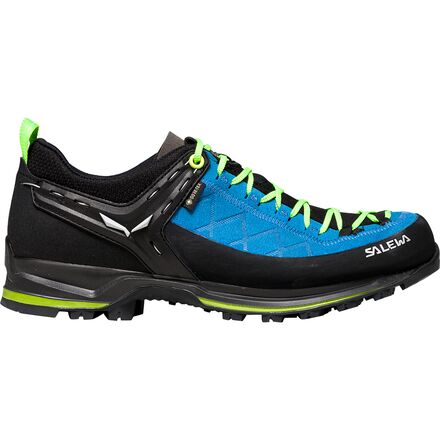 Salewa - Mountain Trainer 2 GTX Hiking Shoe - Men's - Blue Danube/Fluo Green