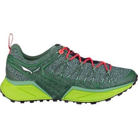 Salewa - Dropline Trail Running Shoe - Women's - Feld Green/Fluo Coral