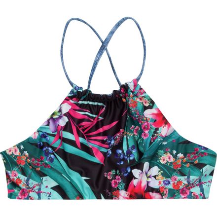Seafolly - Tropical Vacation Reversible Tankini Swimsuit - Girls'