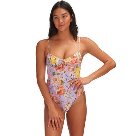 Seafolly - Paradise Garden Underwire One Piece Swimsuit - Women's - Lilac