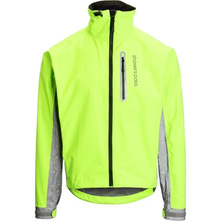 Showers Pass - Hi Vis Elite Jacket - Men's - Neon Green/Silver