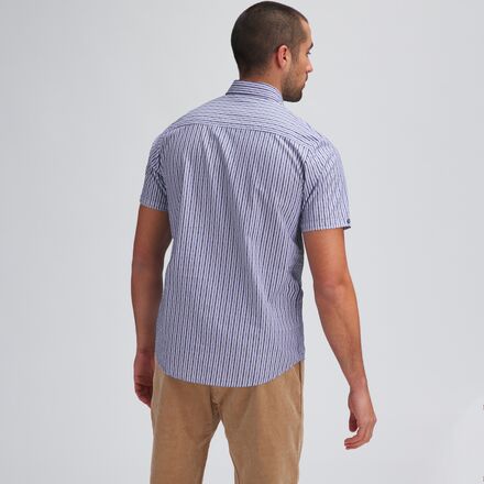 Stoic - Stripe Short-Sleeve Button-Down Shirt - Men's