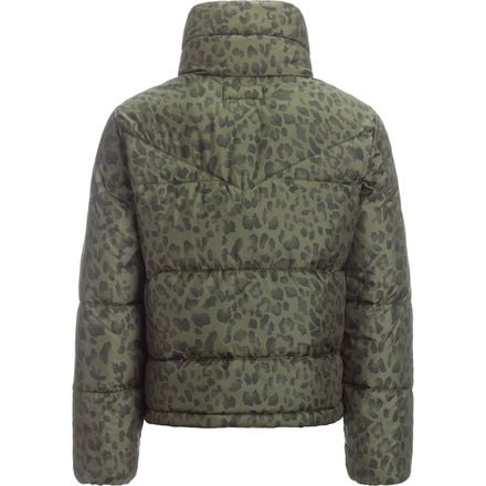 Stoic - Printed Cropped Insulated Puffer Jacket - Women's