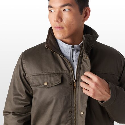 Stoic - Coated Cotton Sherpa-Lined Jacket - Men's