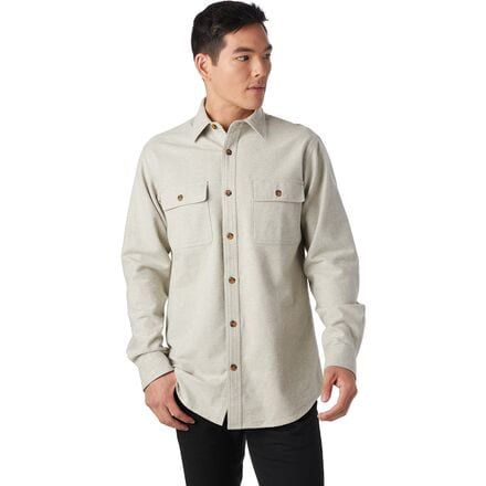 Stoic - Heavyweight Solid Flannel Shirt - Men's - Pumice