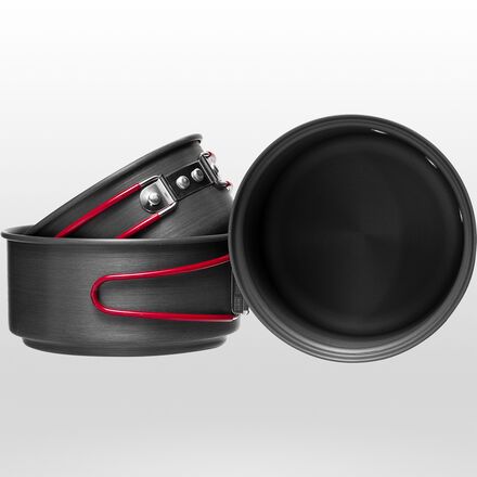 Stoic - 3-Piece Backpacker Hard Anodized Cook Set