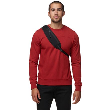 Stoic - Brushed Terry Sweater - Men's - Red Ochre