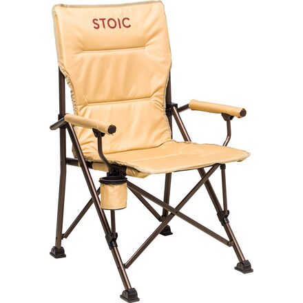Stoic - Hard Arm Chair - Brown