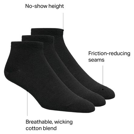 Stoic - No-Show Hiking Sock - 3-Pack - Past Season - Men's
