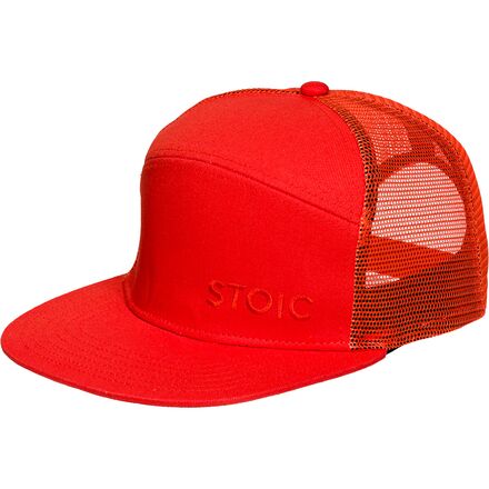 Stoic - 5-Panel Trucker Hat - Spicy Orange