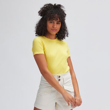 Stoic - Daily Fitted T-Shirt - Women's - Pale Banana