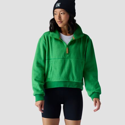 Stoic - Polar Fleece 1/4 Zip - Women's - Green Bee