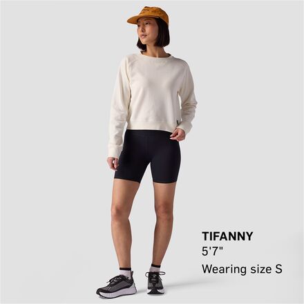 Stoic - Vintage Gym Cropped Crew Sweatshirt - Women's