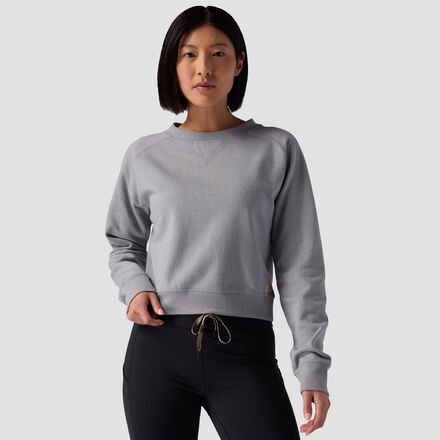 Vintage Gym Cropped Crew Sweatshirt - Women's