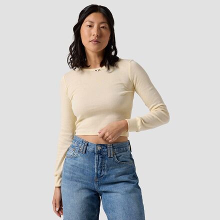 Rosette Long-Sleeve T-Shirt - Women's