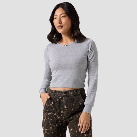Rosette Long-Sleeve T-Shirt - Women's