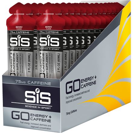 Science in Sport - GO Energy Plus Caffeine Gels - Berry
