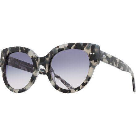 Sito - Good Life Sunglasses - Women's - Black Tort/Grey Blue Gradient