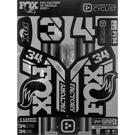 Stikrd - Fox 34 2021+ Decal Kit