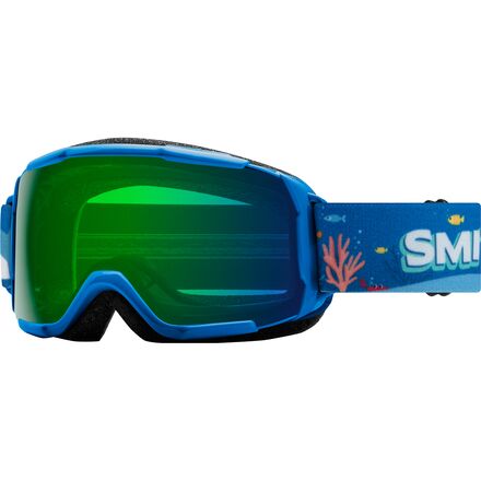 Smith - Grom ChromaPop Goggles - Kids' - Cobalt Shark Bait/ChromaPop Everyday Green Mirror