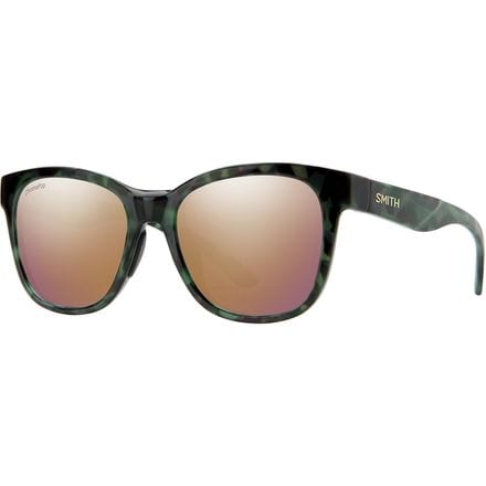 Smith - Caper ChromaPop Polarized Sunglasses - Women's - Camo Tortoise Frame/Rose Gold Polarized
