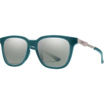 Smith - Roam ChromaPop Polarized Sunglasses - Matte Crystal Forest Frame/Platinum Mirror Polarized