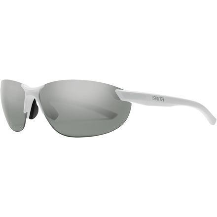 Smith - Parallel 2 Polarized Sunglasses - Matte White Frame/Platinum Mirror Polarized