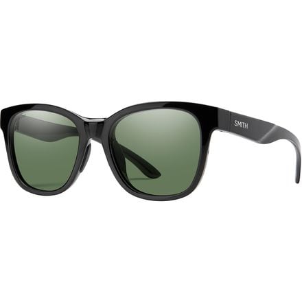 Smith - Caper Polarized Sunglasses - Women's - Black/Gray Green Polarized