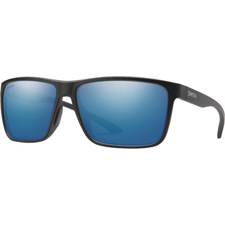 Smith - Riptide Polarized Sunglasses - Matte Black/ChromaPop+ Polarized Blue Mirror