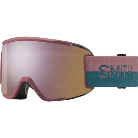 Smith - Squad S Goggles - Chalk Rose Split/ChromaPop Everyday Rose Gold Mirror/Clear