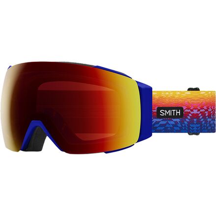 Smith - I/O MAG Low Bridge Fit Goggles - Artist Series/Justin Lovato/ChromaPop Sun Red Mirror/ChromaPop Storm Blue Sensor Mirror