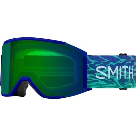 Smith - Squad XL ChromaPop Goggles - Lapis Brain Waves/ChromaPop Everyday Green Mirror/ChromaPop Storm Blue Sensor Mirror