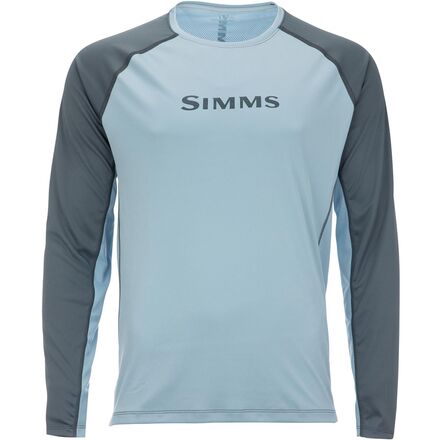 Simms - SolarVent Crew Shirt - Men's - Steel Blue/Storm