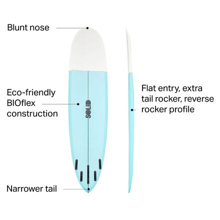 Solid Surfboards - EZ Street Longboard Surfboard