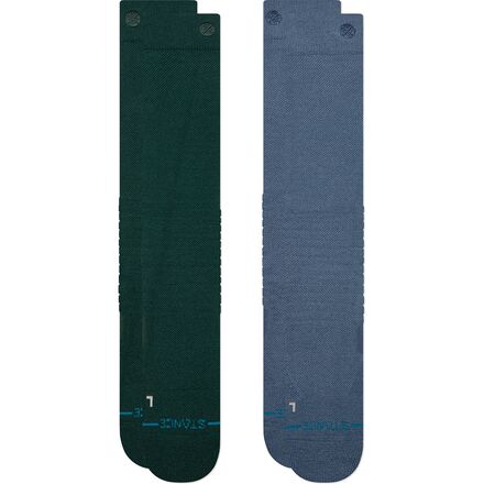 Solid Mid Poly Snow Sock - 2-Pack