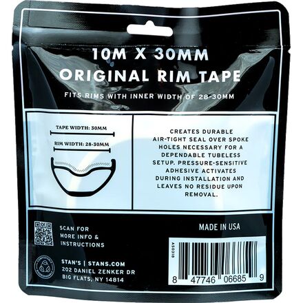 Stan's NoTubes - Yellow Rim Tape