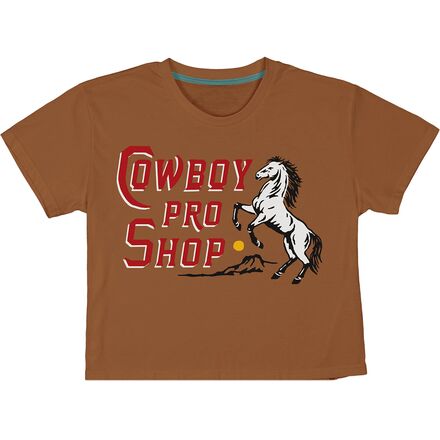 Sendero Provisions Co. - Cowboy Pro Shop Crop T-Shirt - Women's