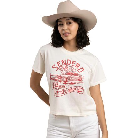Giddy Up Crop T-Shirt - Women's