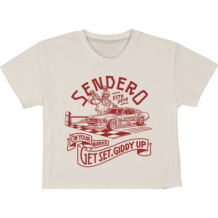 Sendero Provisions Co. - Giddy Up Crop T-Shirt - Women's