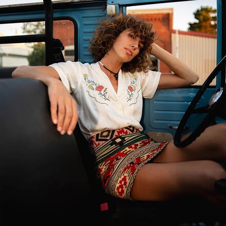 Sendero Provisions Co. - Prairie Rose Lace Blouse - Women's