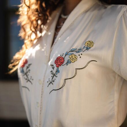 Sendero Provisions Co. - Prairie Rose Lace Blouse - Women's