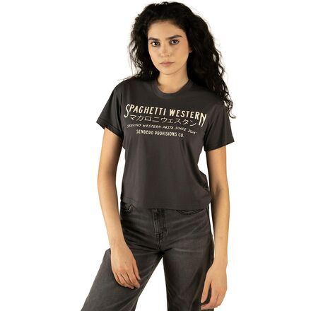 Spaghetti Western Crop T-Shirt - Women's