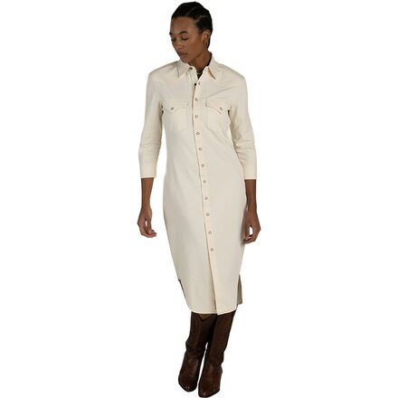 The Annie Pearl Snap Shirtdress - Women's