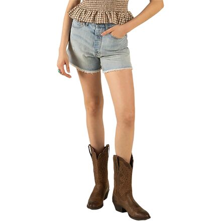 Sendero Provisions Co. - Junia Low Waist Denim Short - Women's - Sun Fade Blue